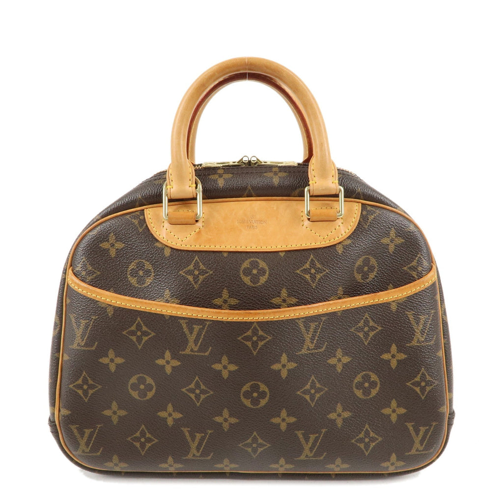 Louis Vuitton Monogram Trouville Hand Bag Brown M42228