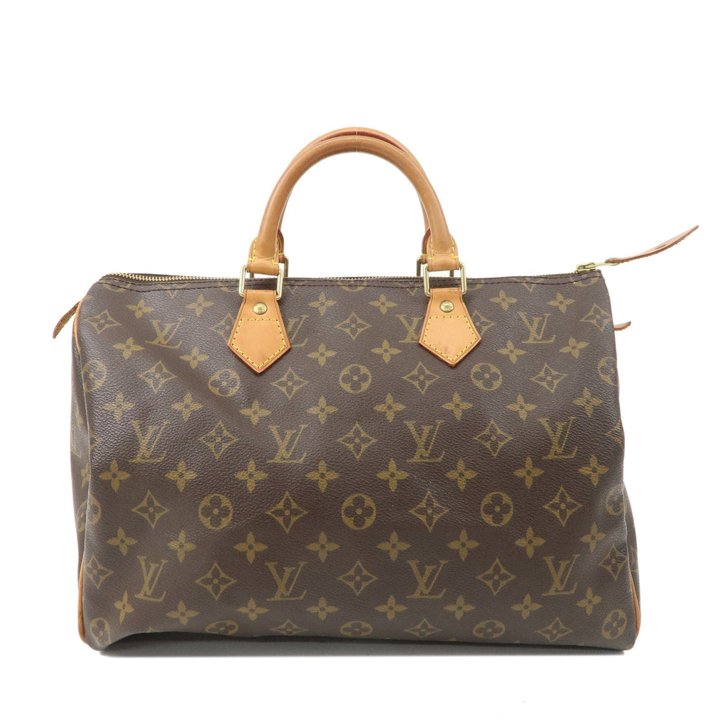 Louis Vuitton Monogram Speedy 35 Hand Bag Boston Bag M41524