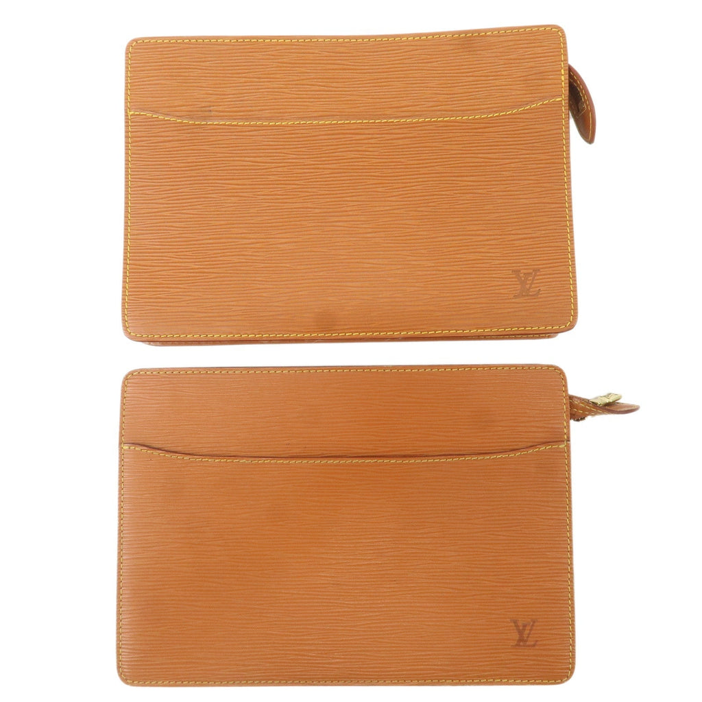 Louis Vuitton Set of 2 Epi Pochette Homme Clutch Bag M52528