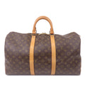 Louis Vuitton Monogram Keep All 50 Boston Bag Brown M41426