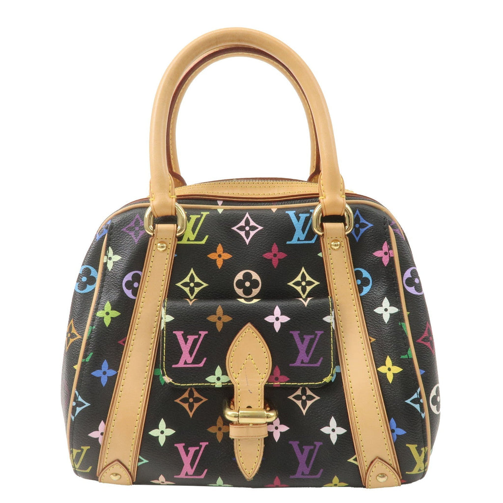 Louis Vuitton Monogram Multi Color Priscilla Hand Bag Noir M40096