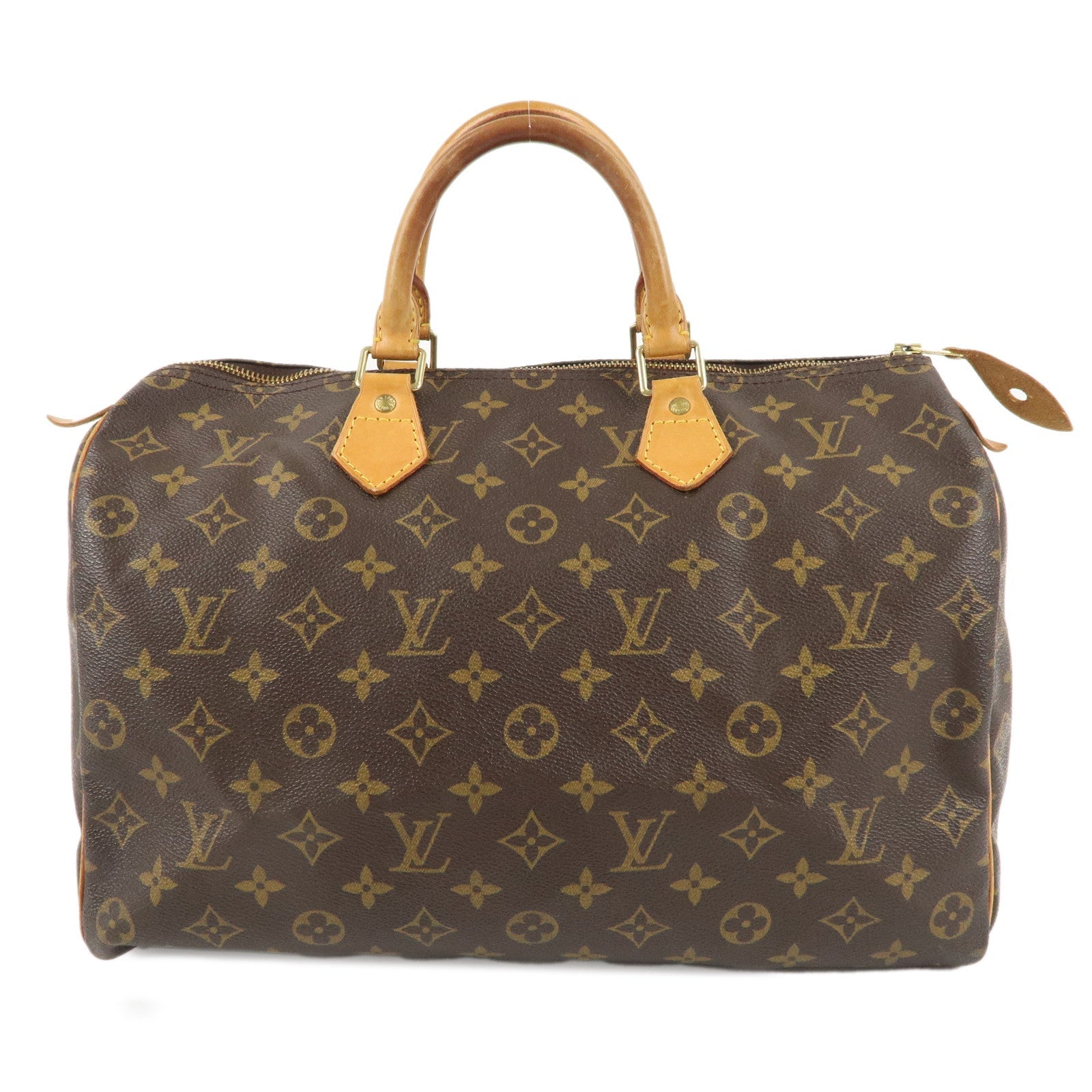 Louis Vuitton Monogram Speedy 35 Hand Bag Boston Bag M41524