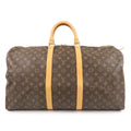 Louis Vuitton Monogram Keep All 55 Boston Bag Brown M41424
