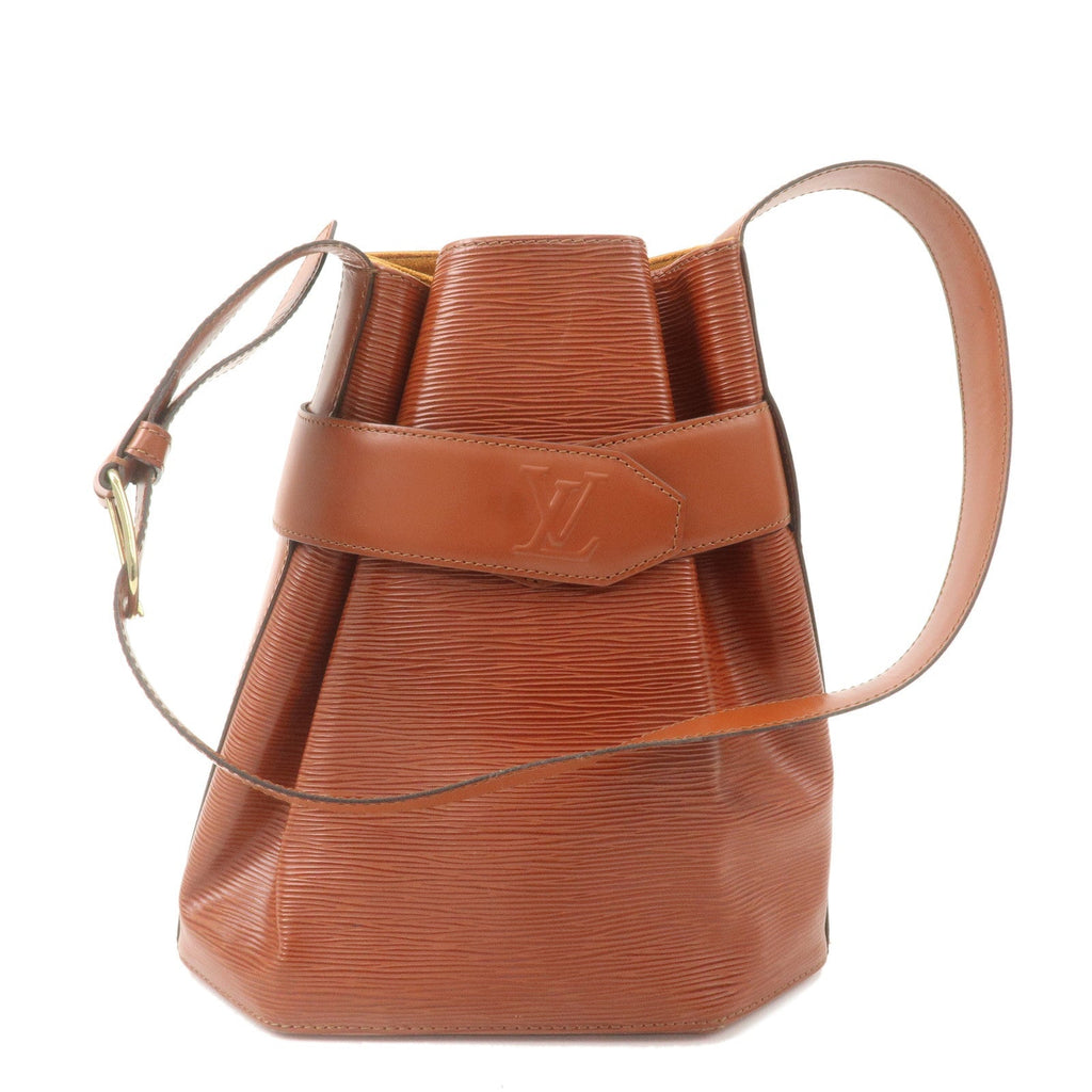 Louis Vuitton Epi Sac D'epaule PM Bucket Bag Kenya Brown M80203