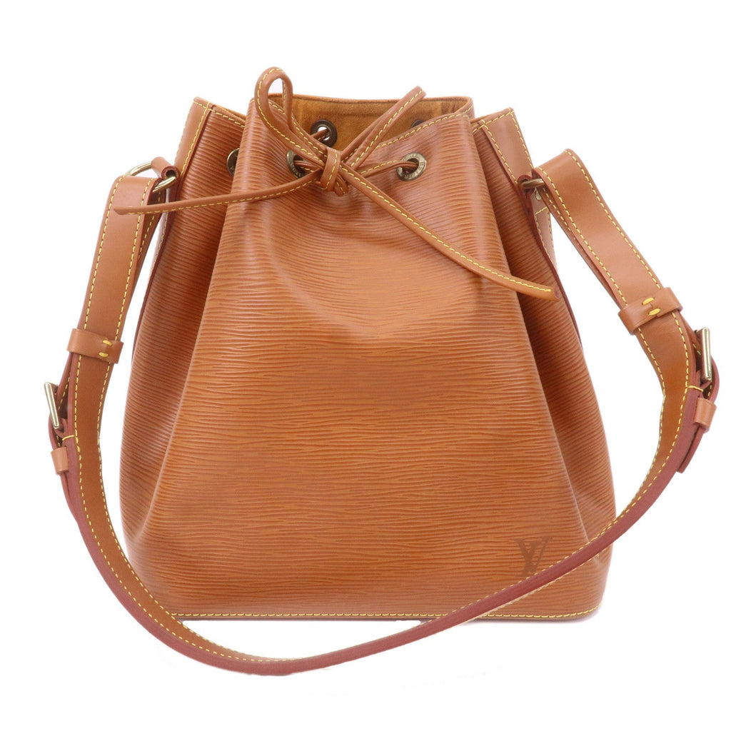 Louis Vuitton Epi Petit Noe Shoulder Bag Zipang Gold M44108