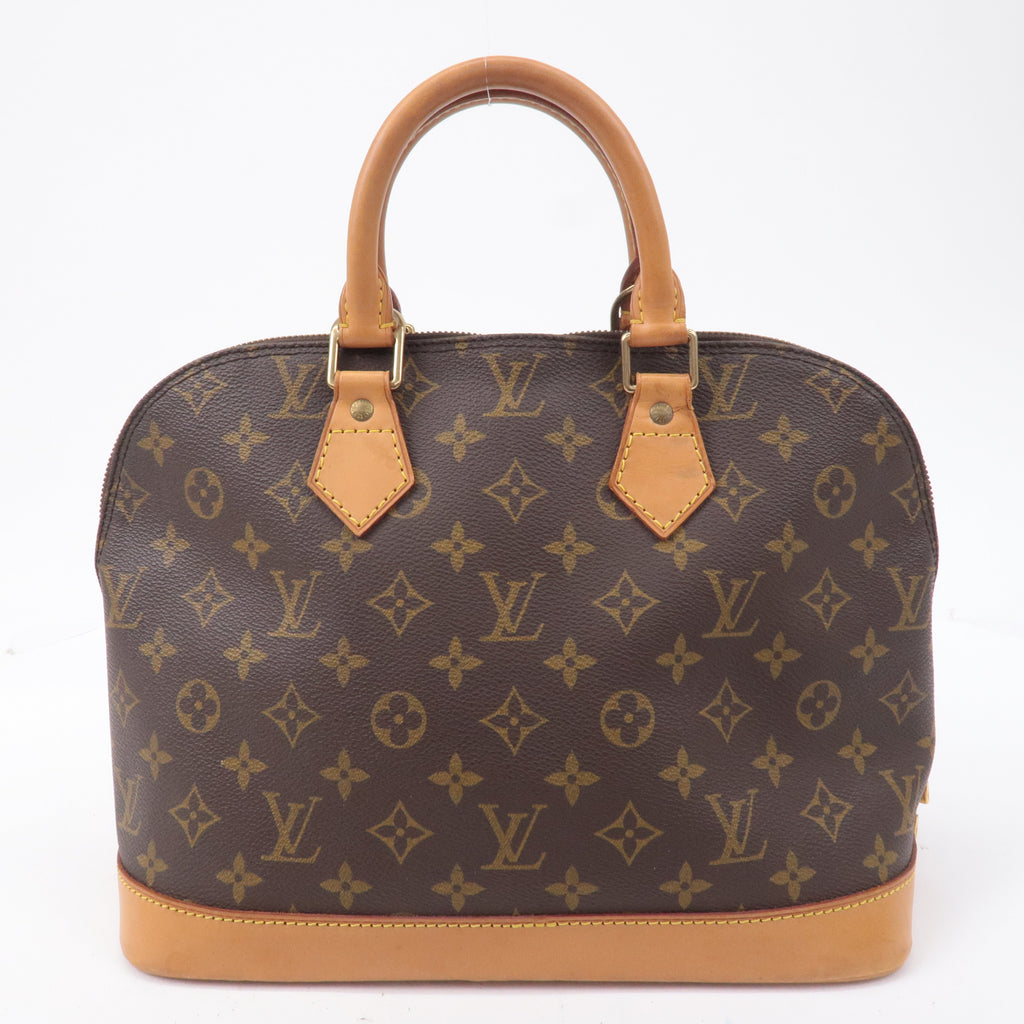 Louis Vuitton Monogram Alma Hand Bag Brown M51130