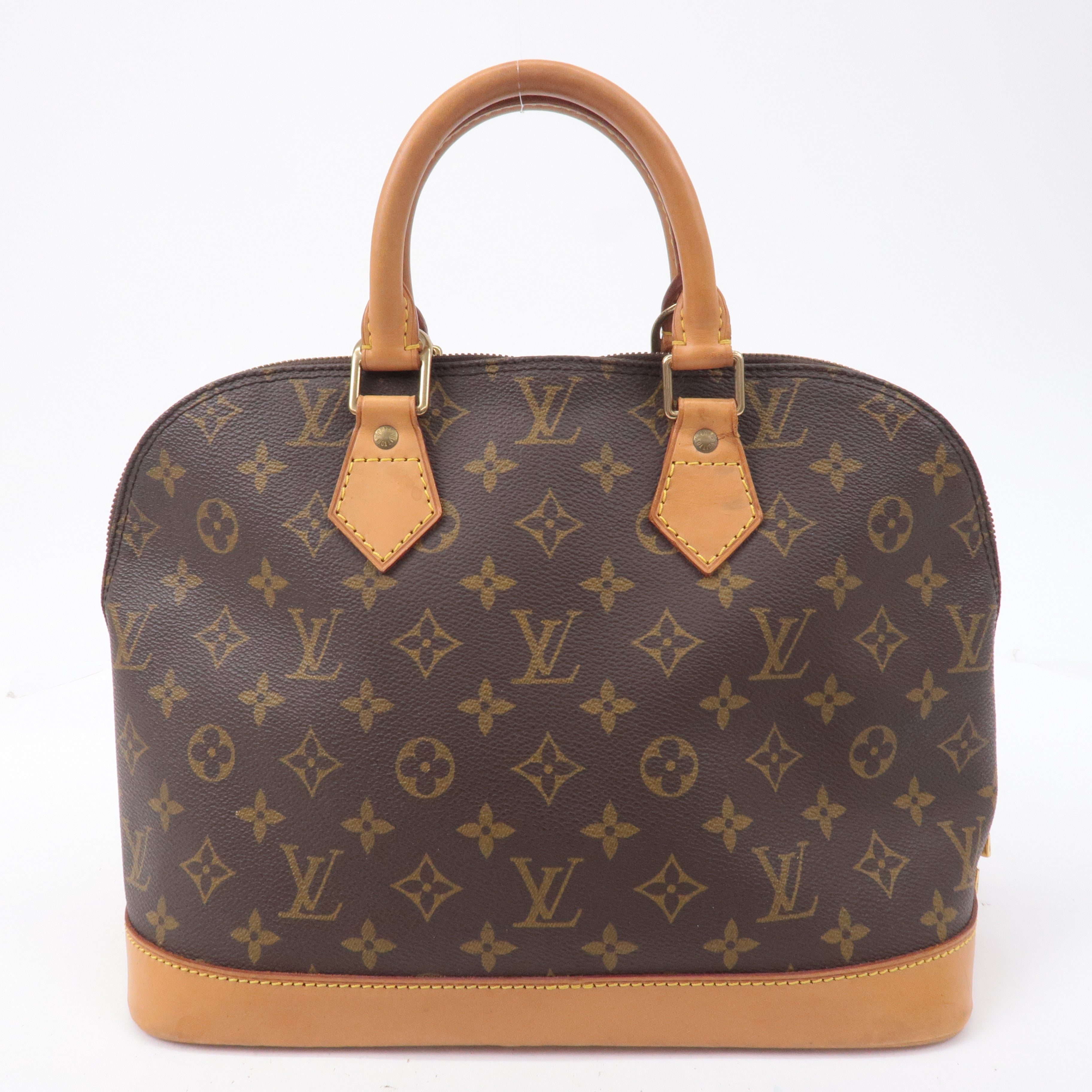 Louis Vuitton Monogram Alma Hand Bag Brown M51130