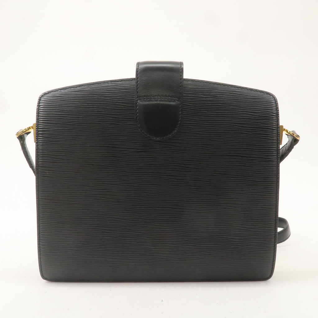 Louis Vuitton Epi Capucines Shoulder Bag Noir Black M52342