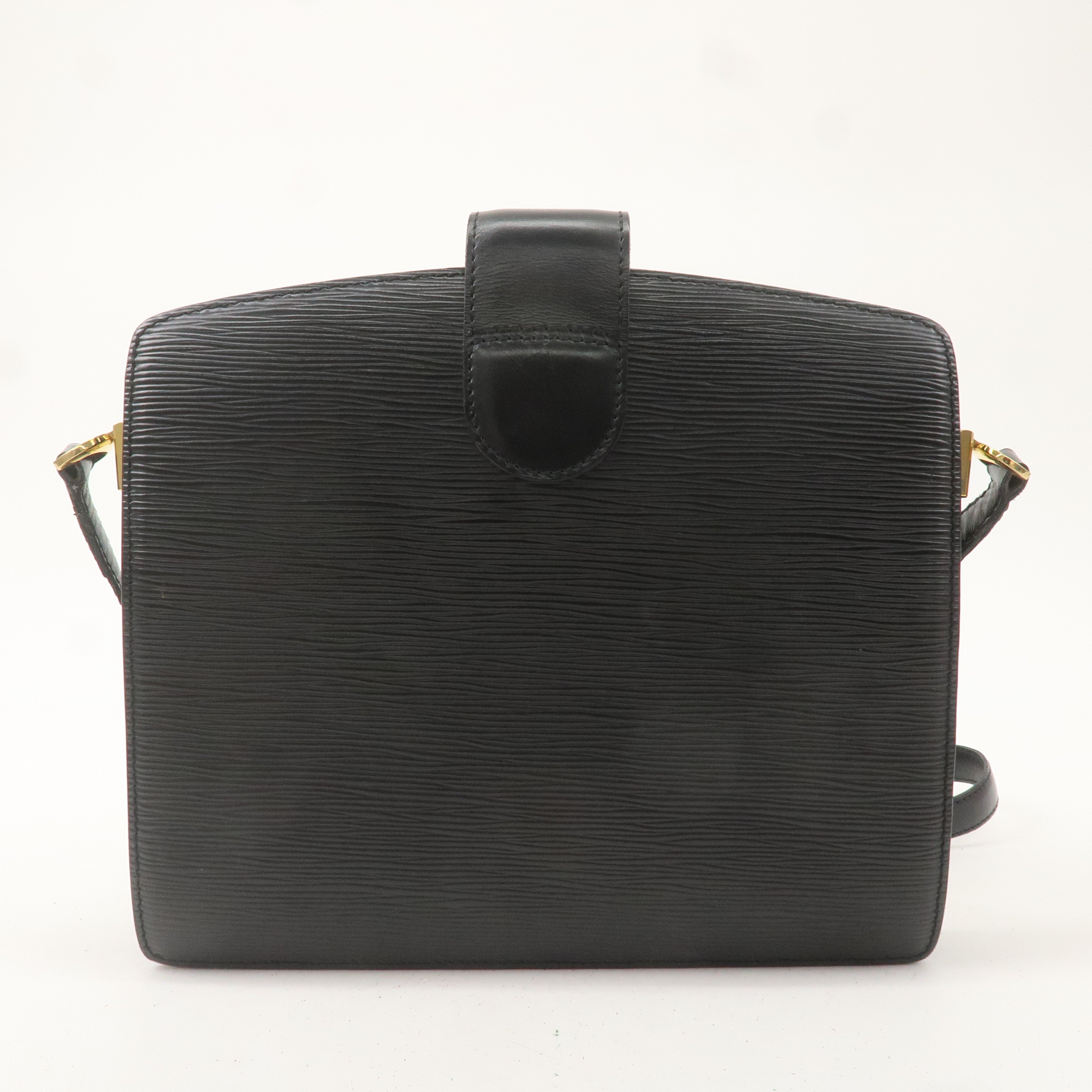Louis Vuitton Epi Capucines Shoulder Bag Noir Black M52342