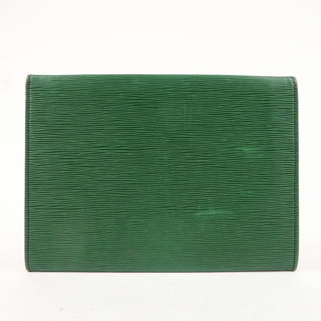 Louis Vuitton Epi Iena 28 Clutch Bag Borneo Green M52724