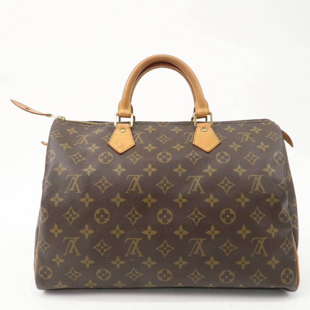 Louis Vuitton Monogram Speedy 35 Hand Bag Boston Bag M41524