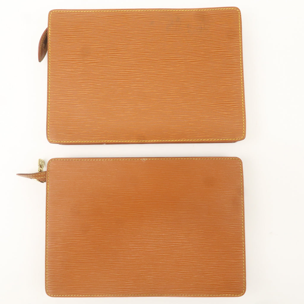 Louis Vuitton Set of 2 Epi Pochette Homme Clutch Bag M52528