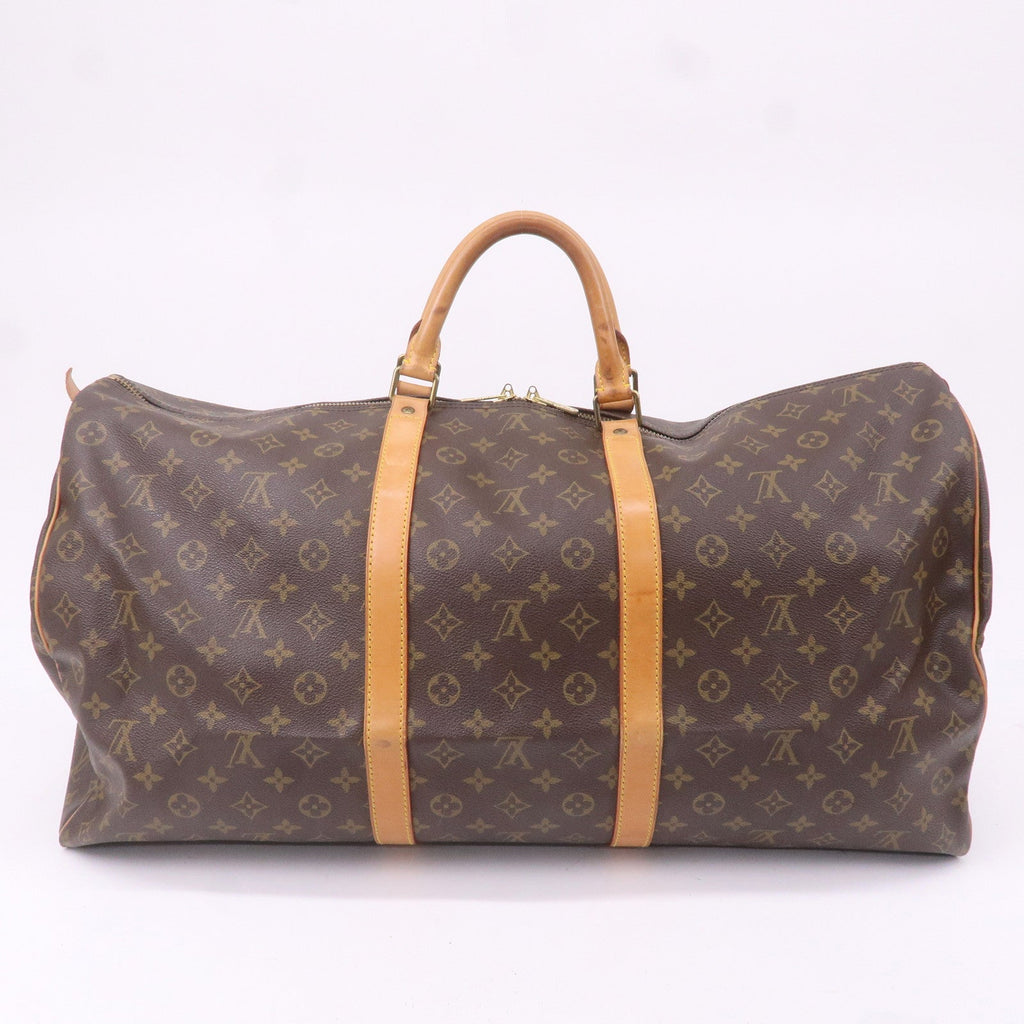 Louis Vuitton Monogram Keep All 60 Boston Bag Brown M41422