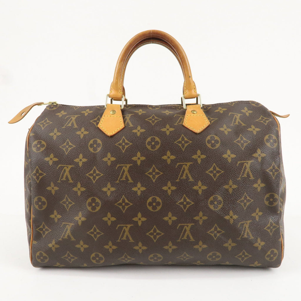 Louis Vuitton Monogram Speedy 35 Hand Bag Boston Bag M41524