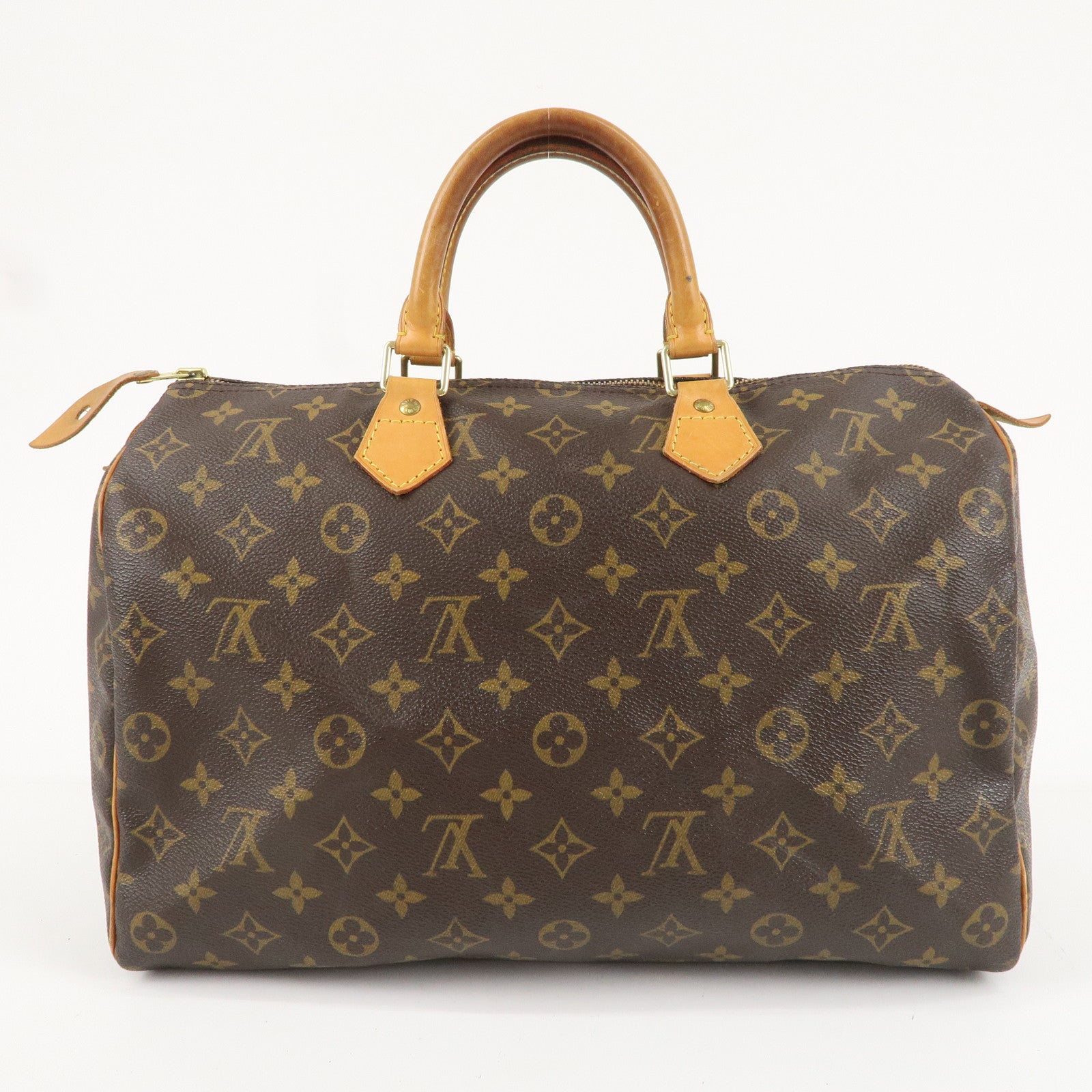 Louis Vuitton Monogram Speedy 35 Hand Bag Boston Bag M41524