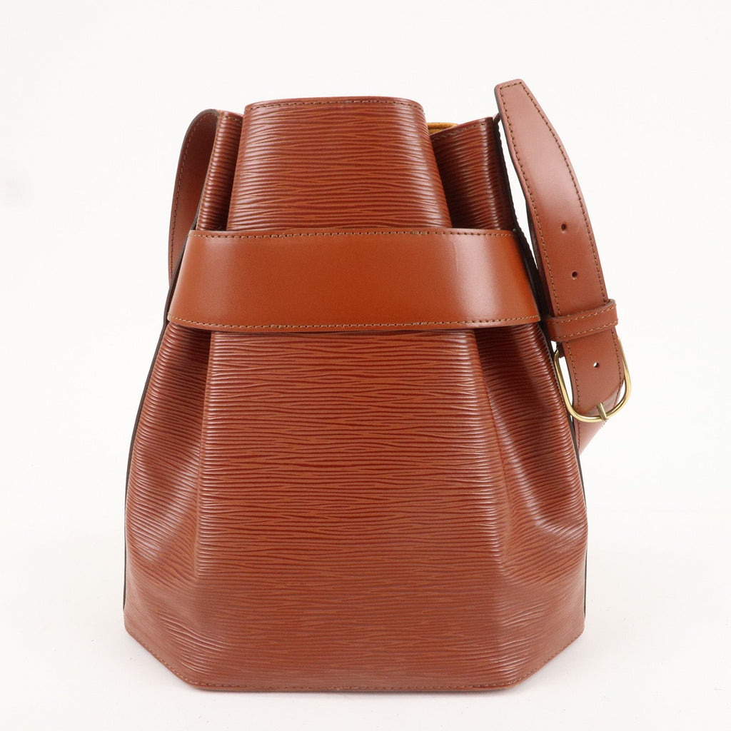Louis Vuitton Epi Sac D'epaule PM Bucket Bag Kenya Brown M80203