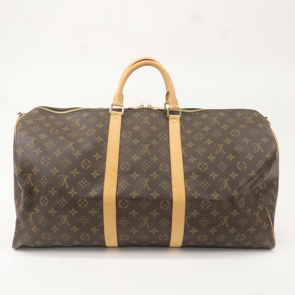 Louis Vuitton Monogram Keep All Bandouliere 55 Boston Bag M41414
