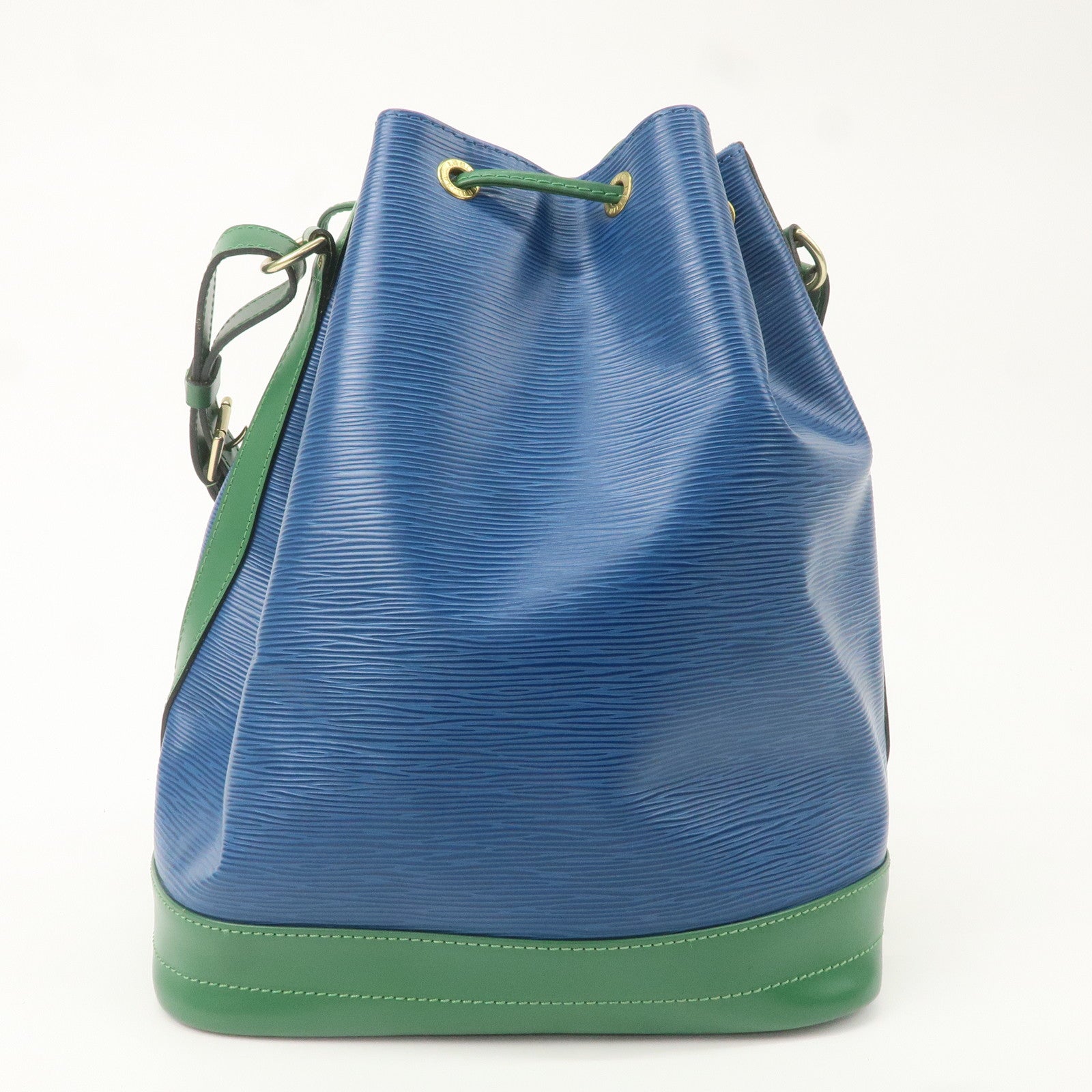 Louis Vuitton Epi Bi-Color Noe Shoulder Bag Blue Green M44044