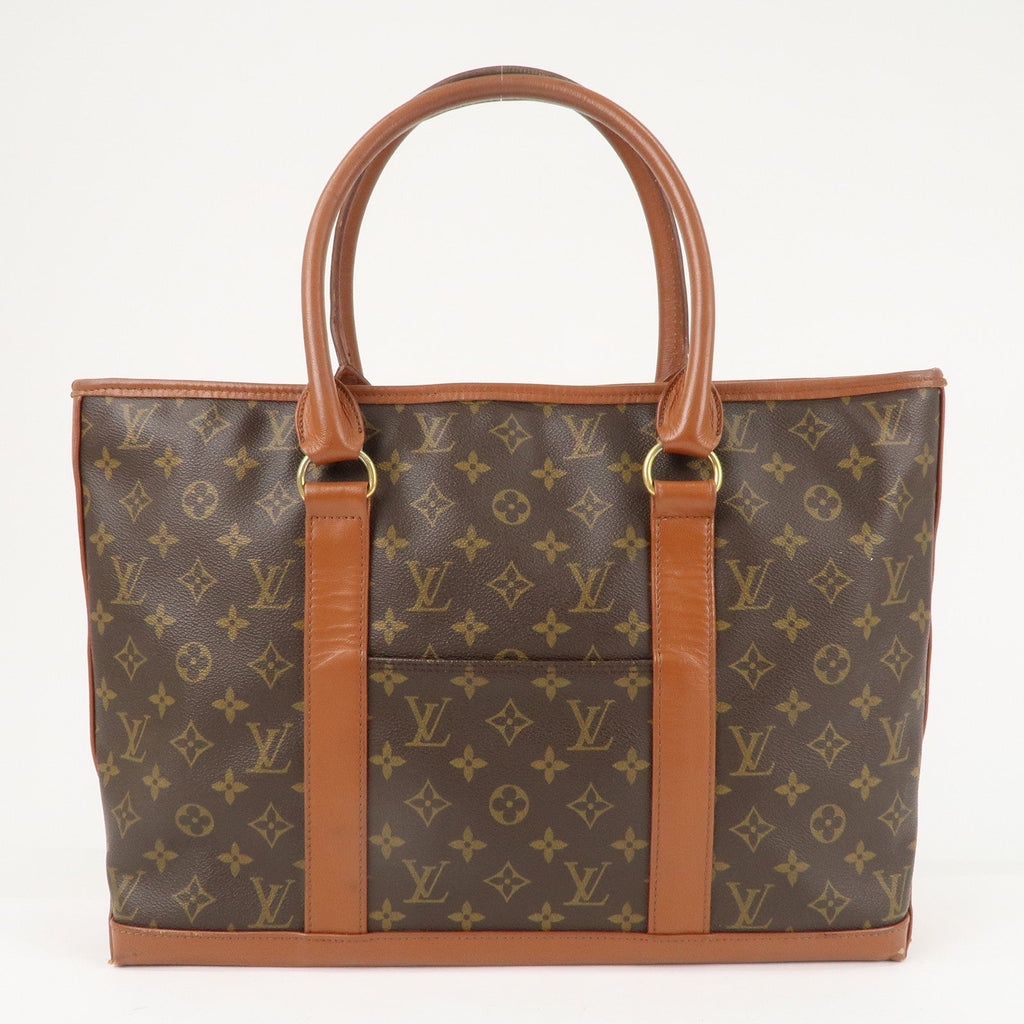 Louis Vuitton Monogram Weekend PM Hand Bag Brown M42425