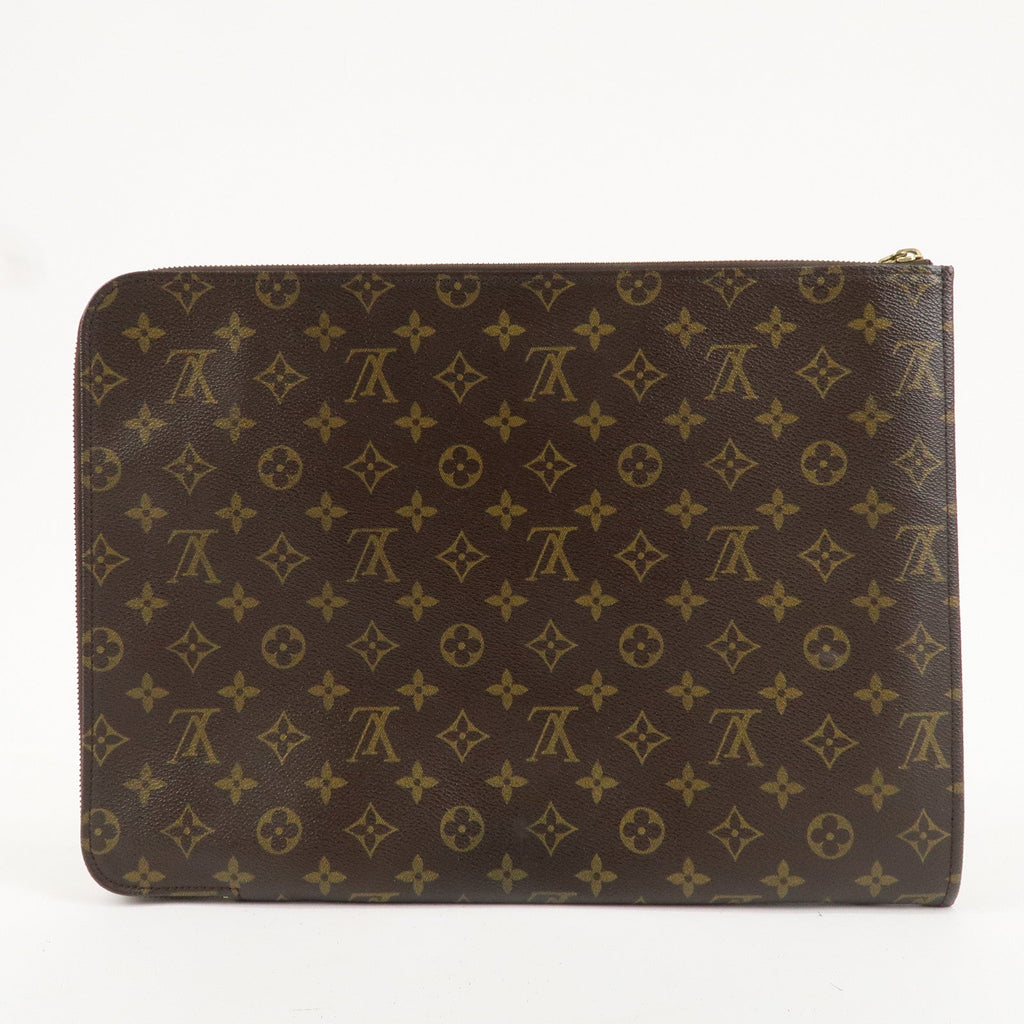 Louis Vuitton Monogram Porte Documents Clutch Bag M53456