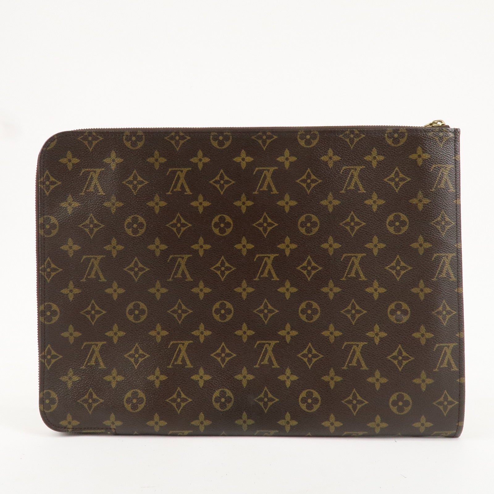 Louis Vuitton Monogram Porte Documents Clutch Bag M53456