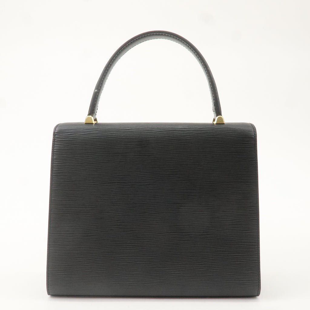 Louis Vuitton Epi Leather Malesherbes Hand Bag Black M52372