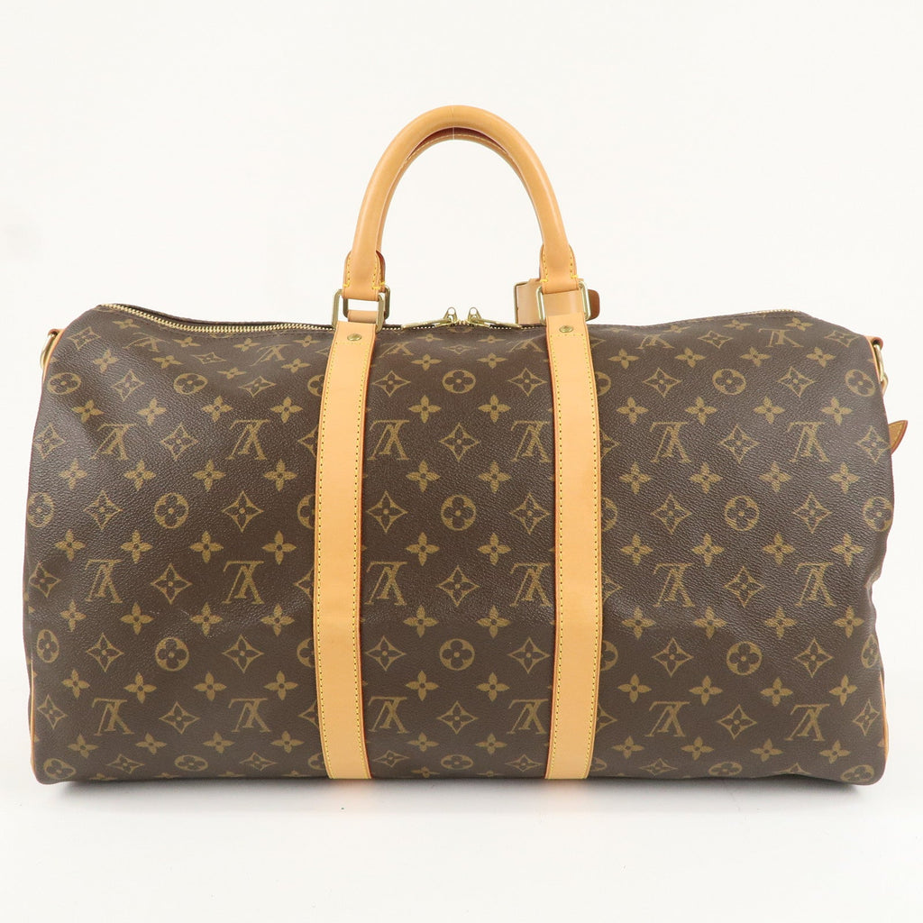 Louis Vuitton Monogram Keep All Bandouliere 50 Boston Bag M41416