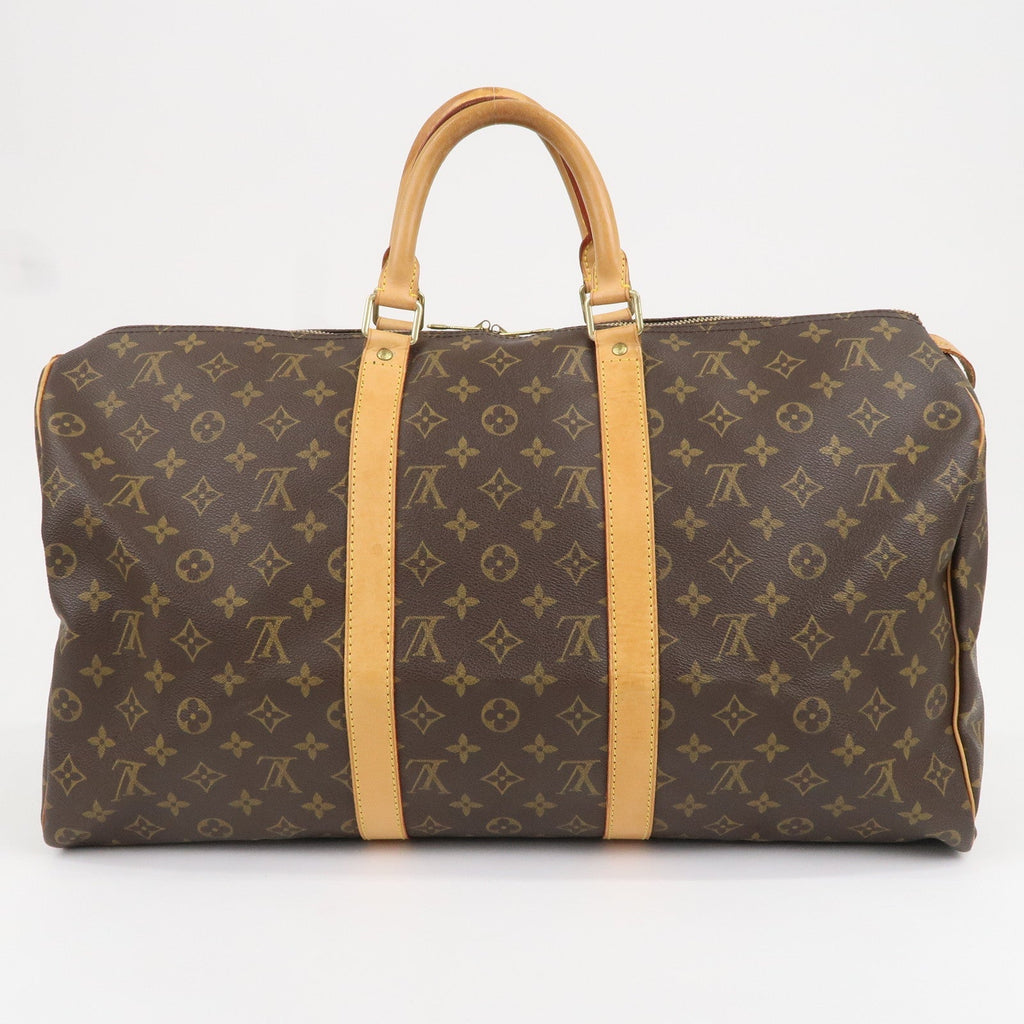 Louis Vuitton Monogram Keep All 50 Bag Brown M41426