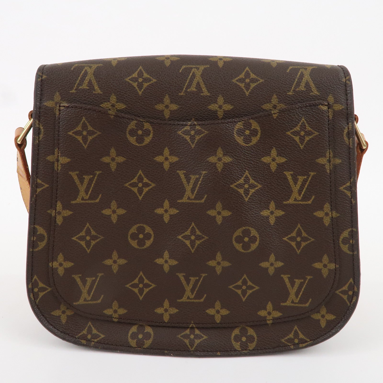 Louis Vuitton Monogram Saint Cloud GM Shoulder Bag Brown M51242