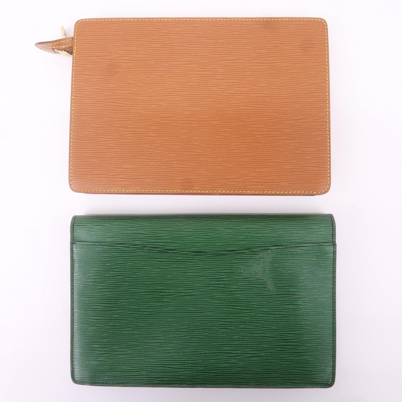 Louis Vuitton Epi Set of 2 Pochette Homme Clutch Bag M52664 M52528