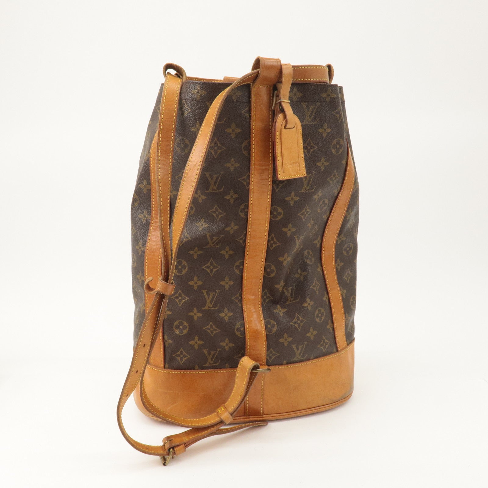 Louis Vuitton Monogram Randonnee GM Laundry Bag Brown M42244