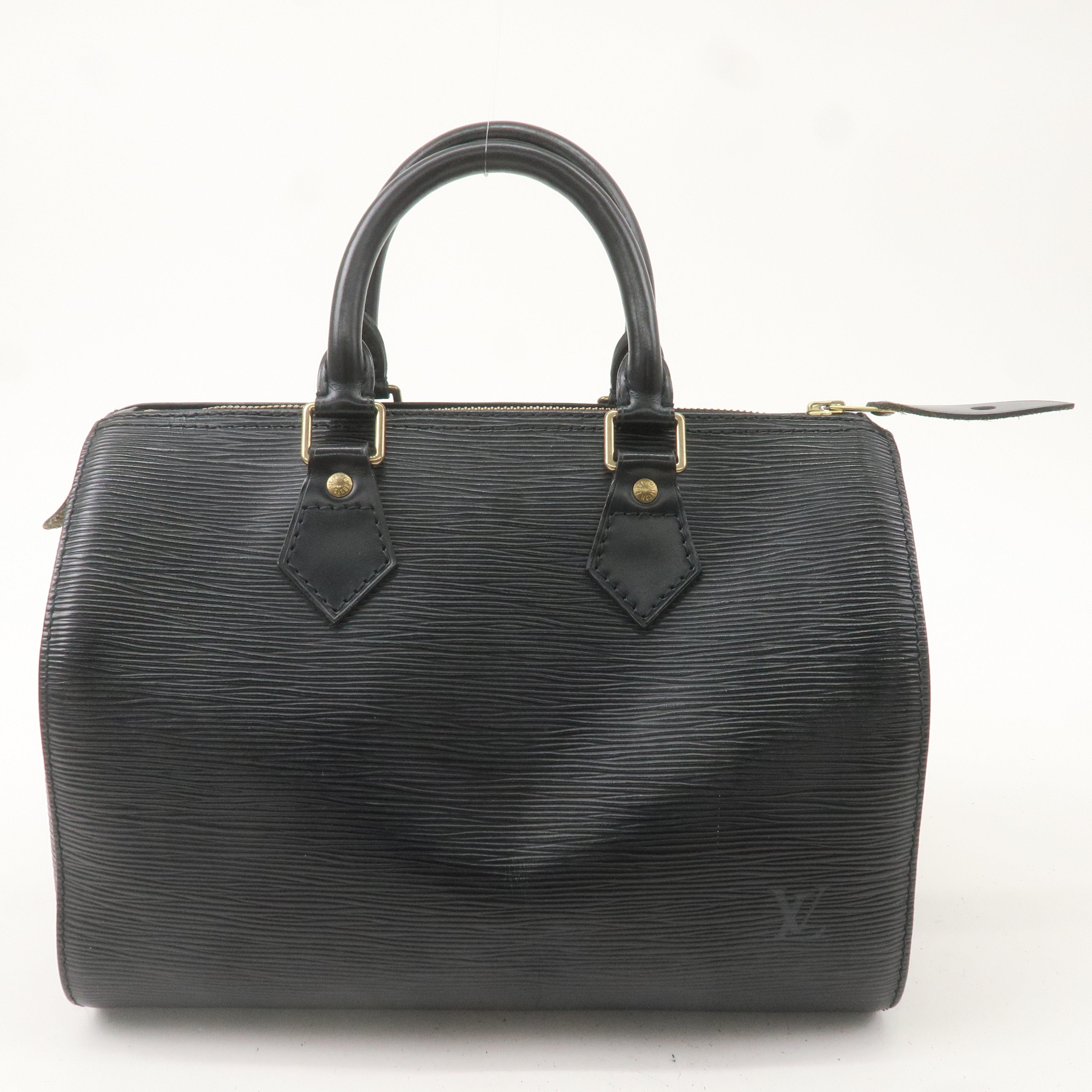 Louis Vuitton Epi Speedy 25 Boston Bag Hand Bag Noir Black M43012