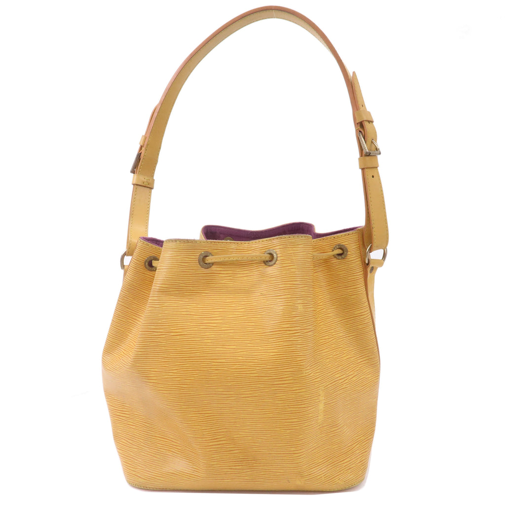 AuthenticLouis Vuitton Epi Petit Noe Shoulder Bag Tassili Yellow M44109