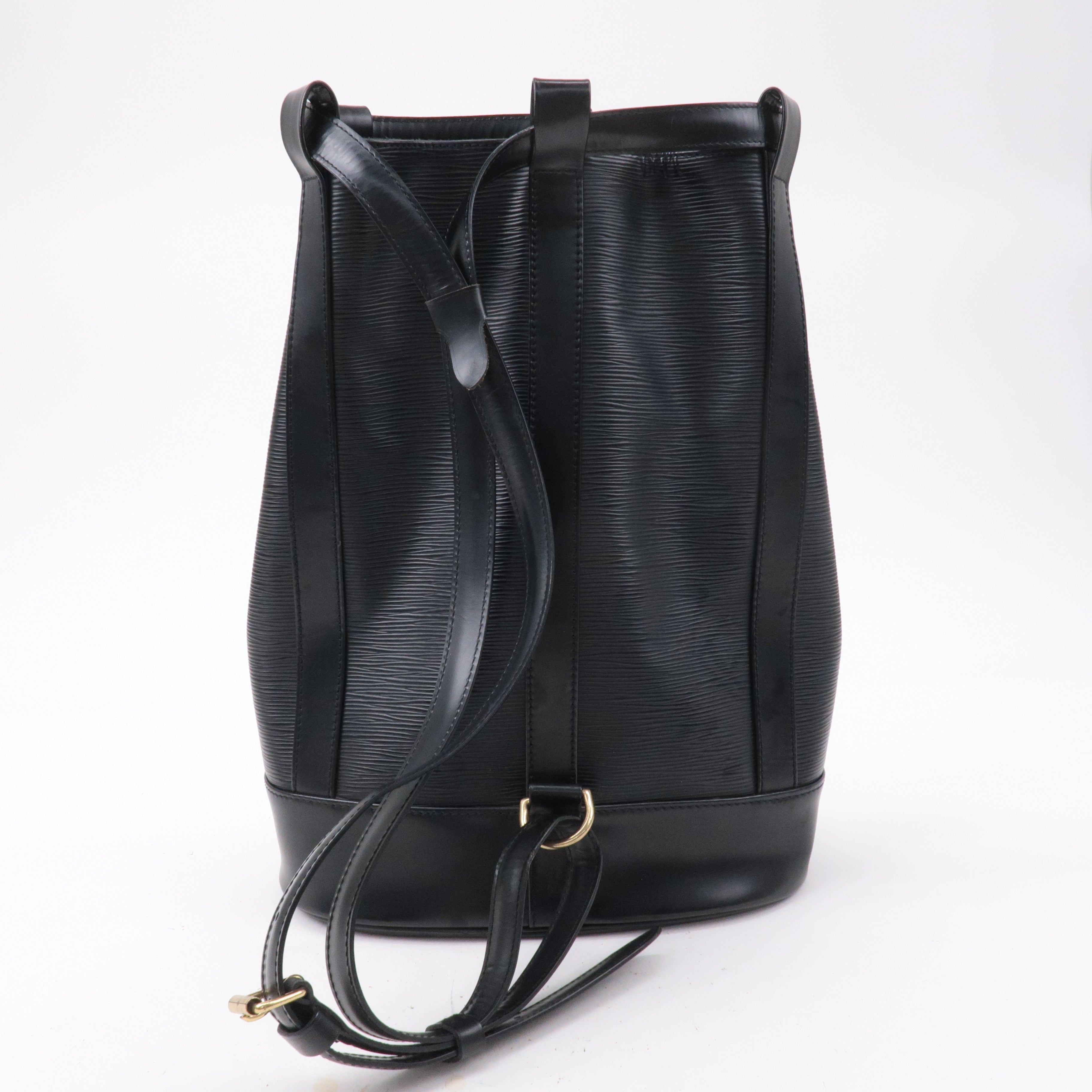 Louis Vuitton Epi Randonnee GM Laundry Bag Noir Black M43082