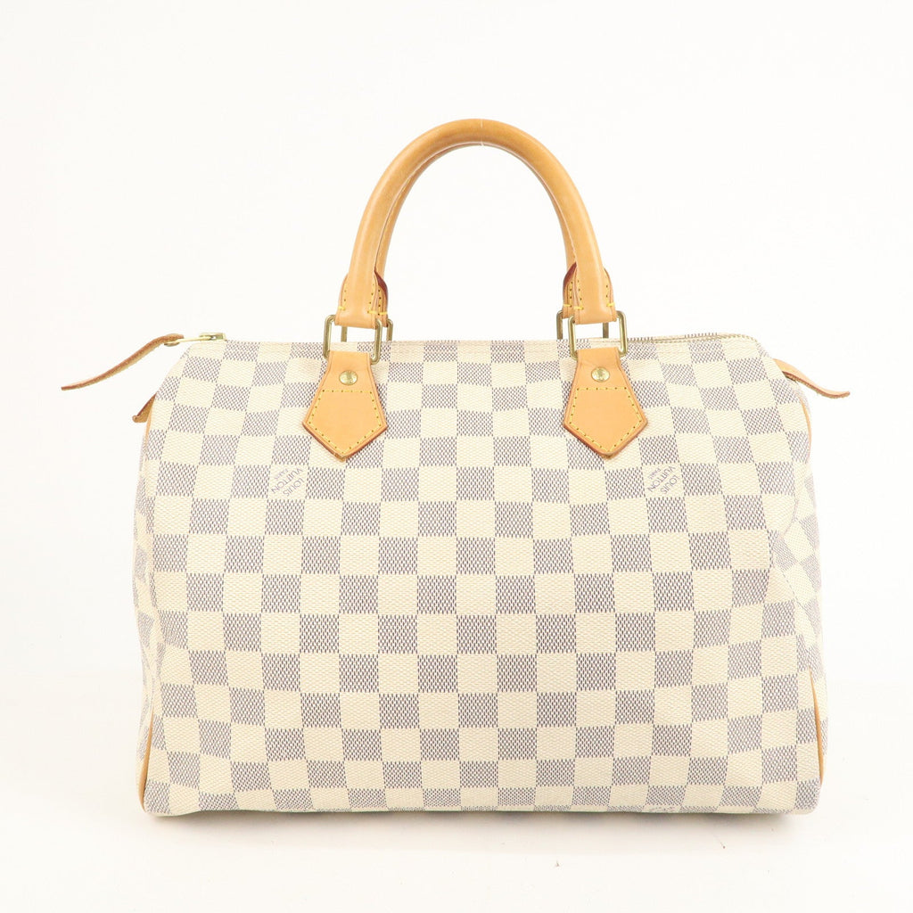 Louis Vuitton Damier Azur Speedy 30 Boston Hand Bag N41533