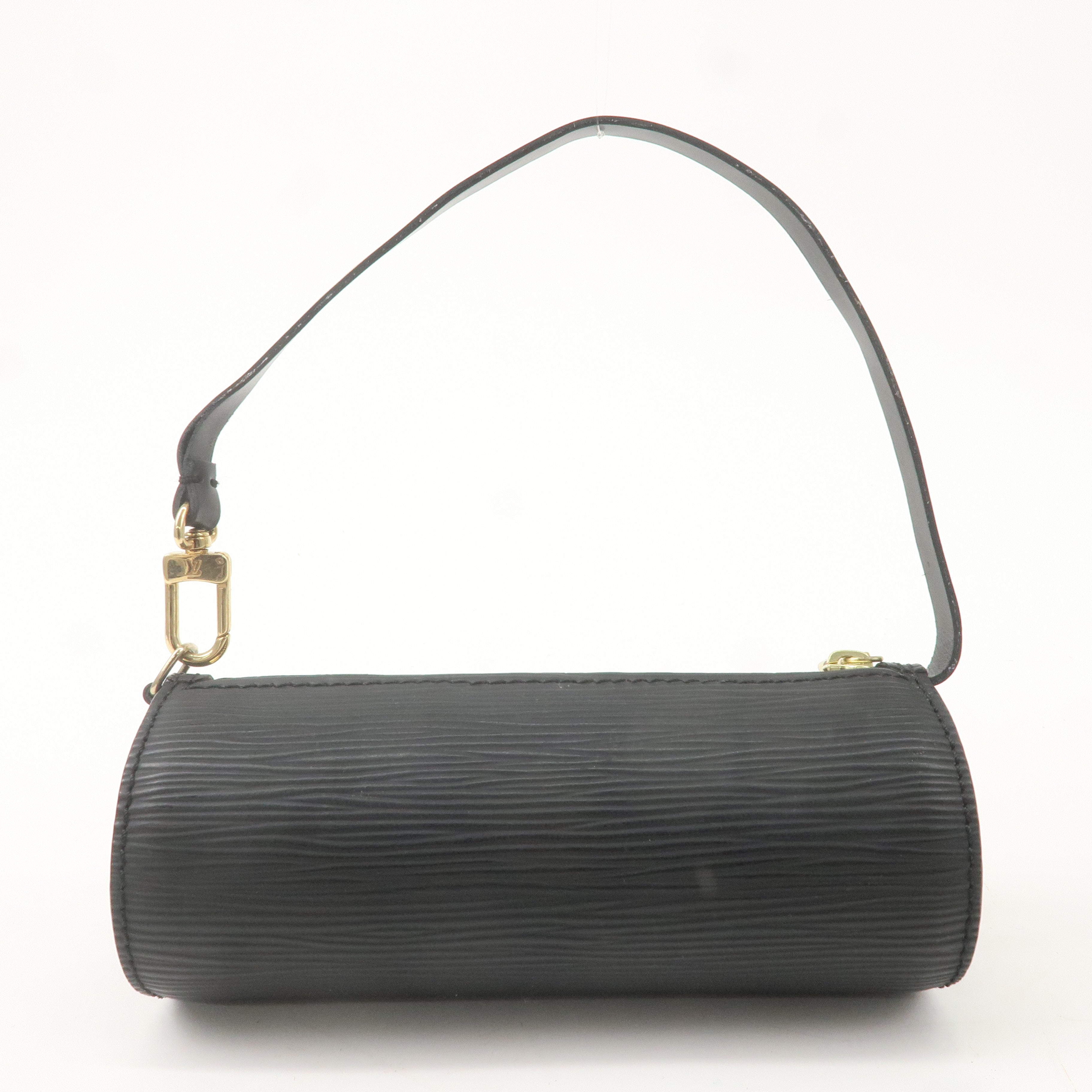 Louis Vuitton Epi Mini Pouch For Soufflot Hand Bag Noir Black F/S