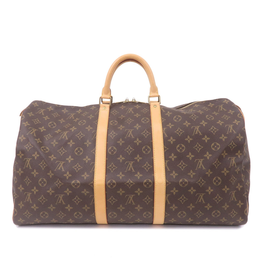 Louis Vuitton Monogram Keep All 55 Boston Bag Brown M41424