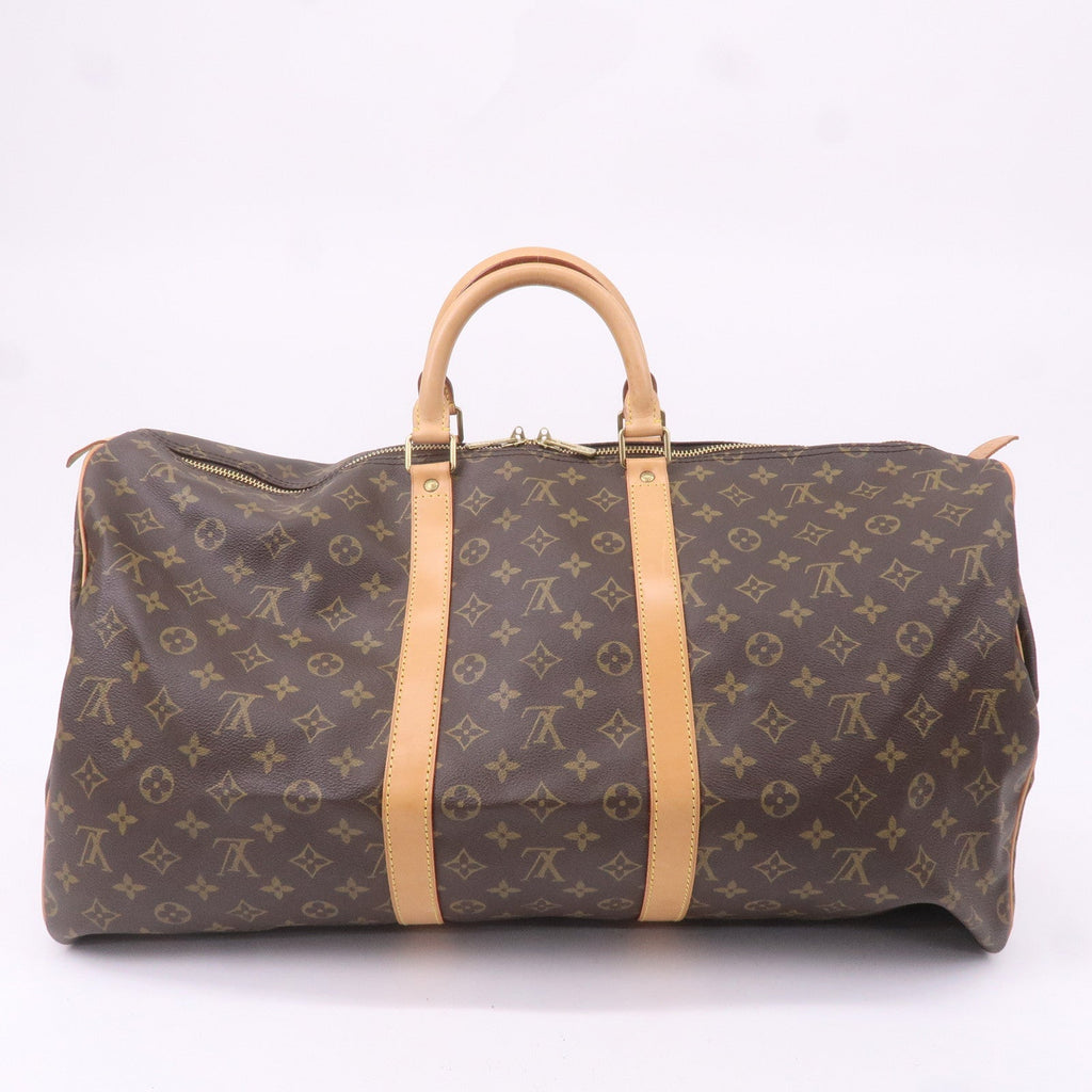Louis Vuitton Monogram Keep All 55 Boston Bag Brown M41424