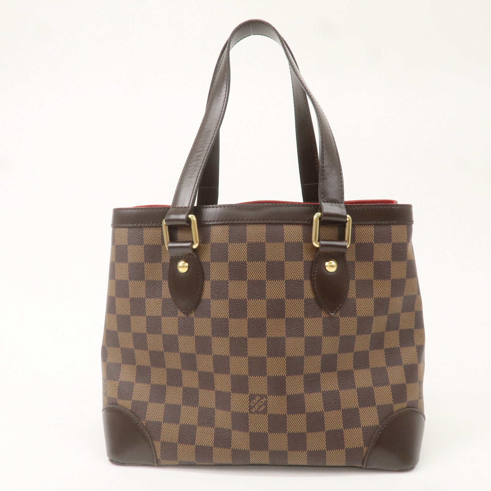 Louis Vuitton Damier Ebene Hampstead PM Hand Bag Brown N51205
