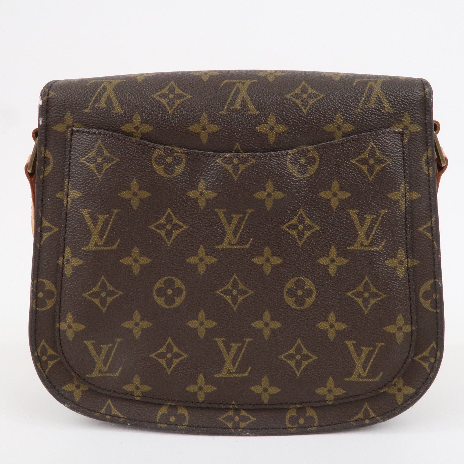 Louis Vuitton Monogram Saint Cloud GM Shoulder Bag Brown M51242