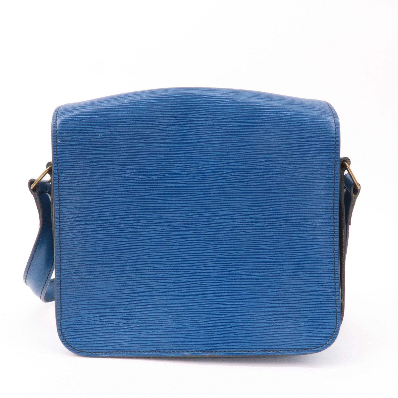 Louis Vuitton Epi Cartouchiere Shoulder Bag Toledo Blue M52245