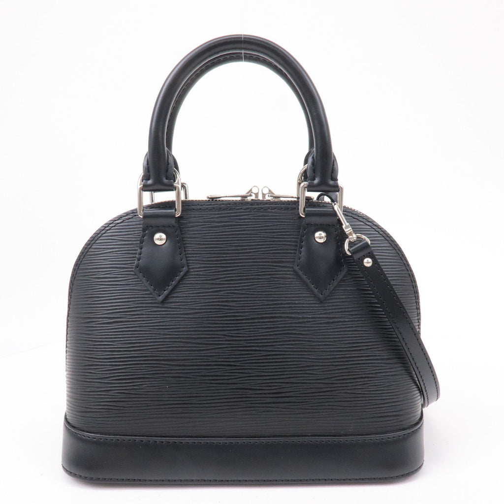 Louis Vuitton Epi Alma BB 2Way Shoulder Bag Noir Black M40862
