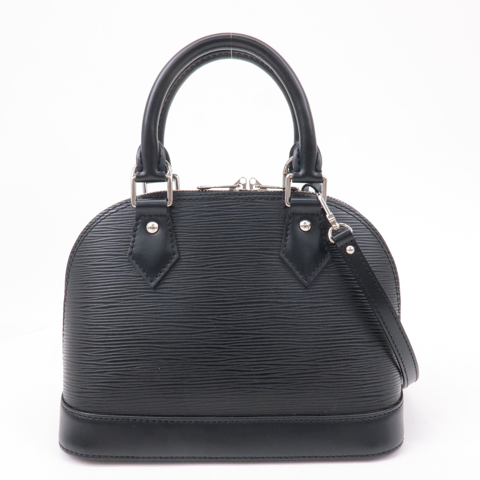 Louis Vuitton Epi Alma BB 2Way Shoulder Bag Noir Black M40862