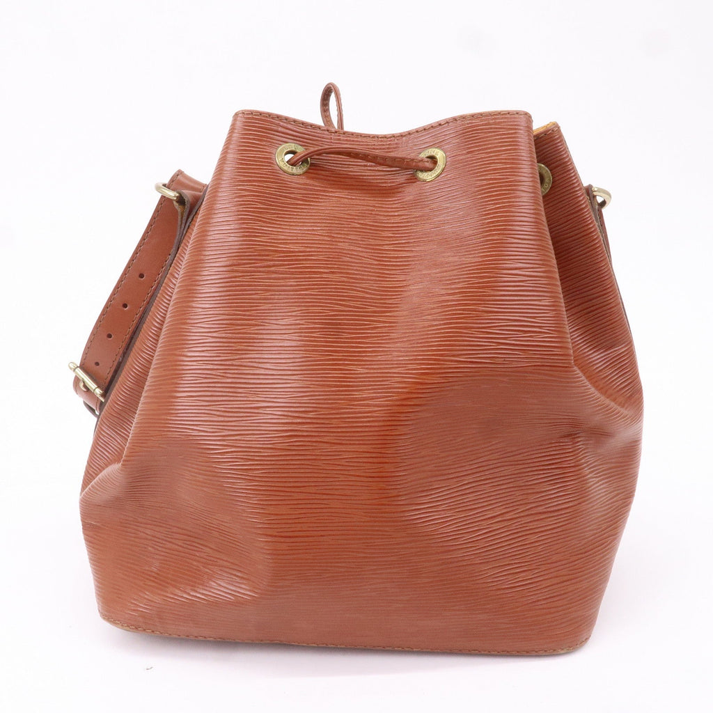 Louis Vuitton Epi Petit Noe Shoulder Bag Kenya Brown M44103