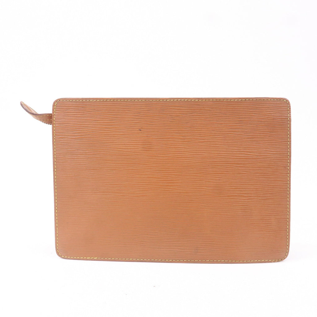 Louis Vuitton Epi Pochette Homme Clutch Bag Zipangu Gold M52528
