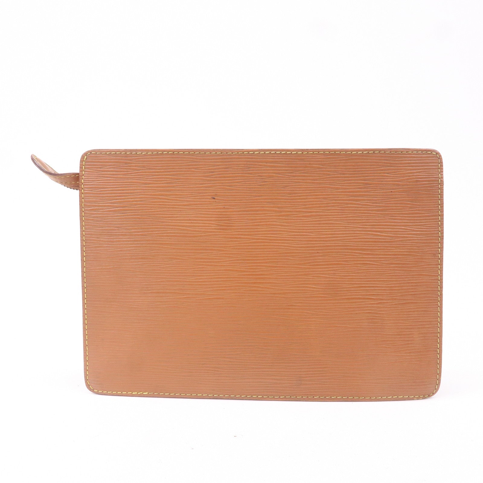 Louis Vuitton Epi Pochette Homme Clutch Bag Zipangu Gold M52528