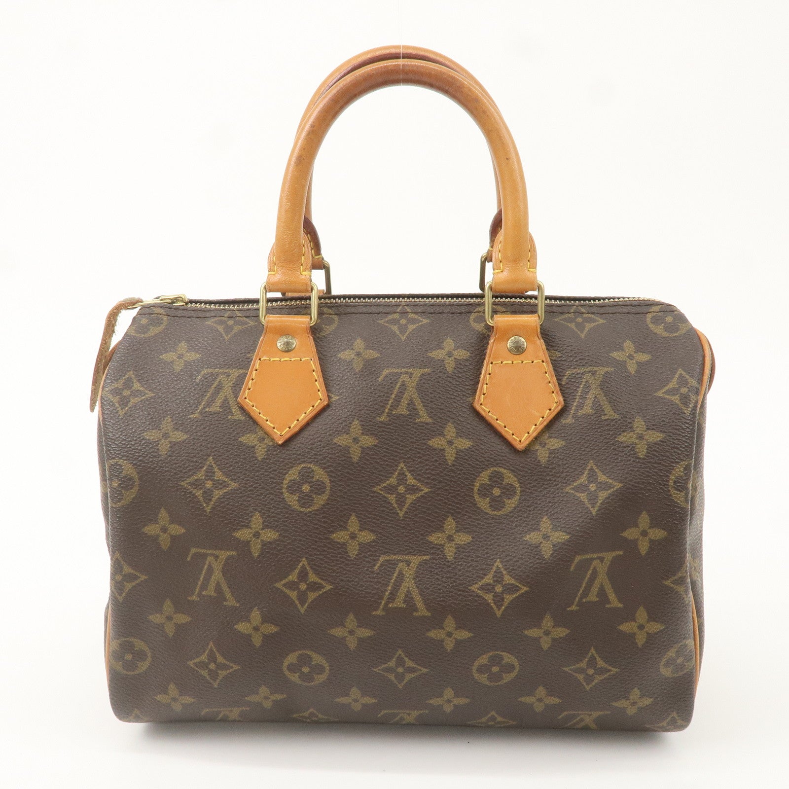 Louis Vuitton Monogram Speedy 25 Hand Bag Boston Bag M41528