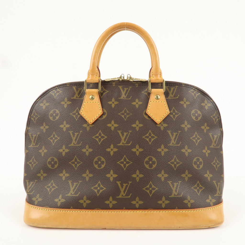Louis Vuitton Monogram Alma Hand Bag Brown M51130
