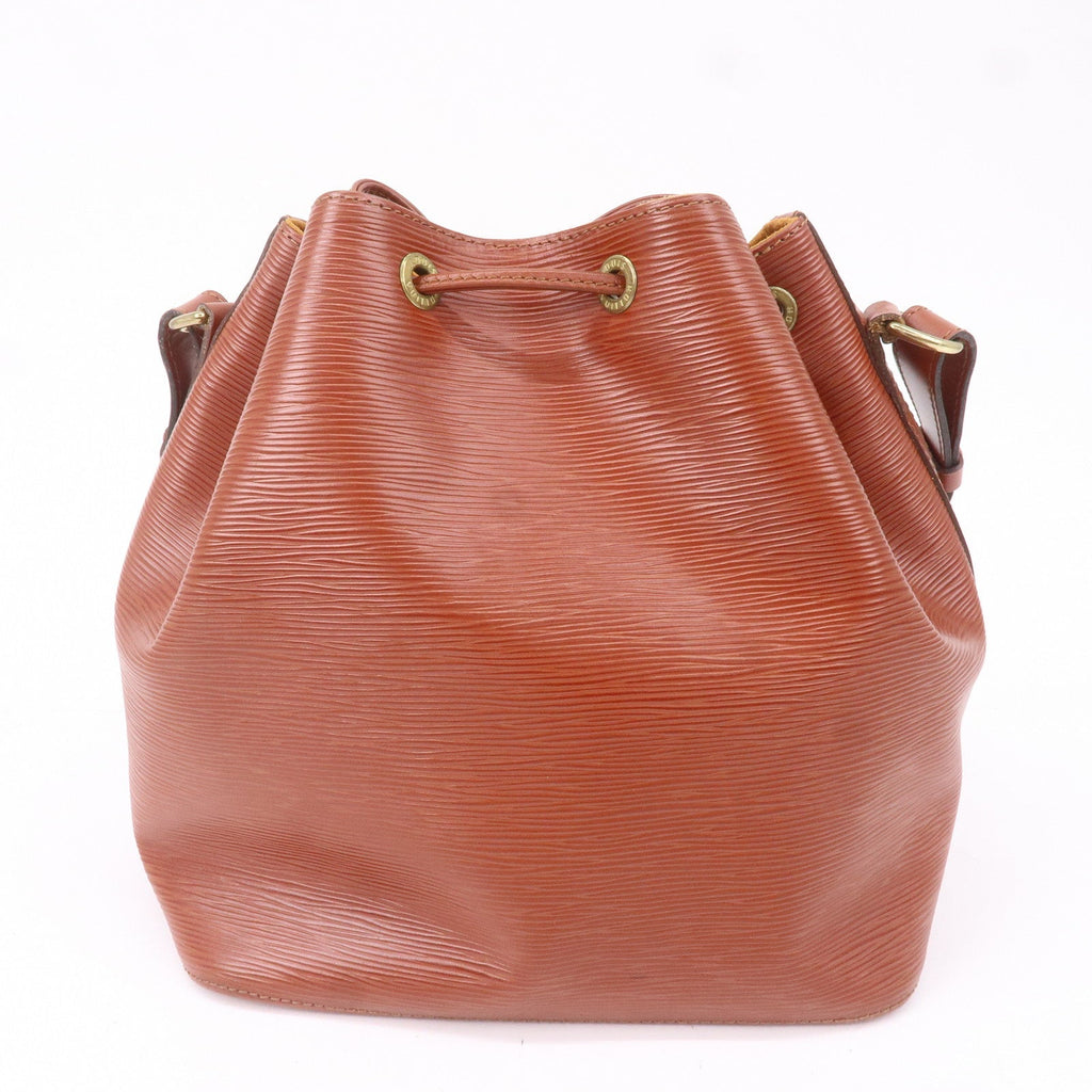 Louis Vuitton Epi Petit Noe Shoulder Bag Kenya Brown M44103