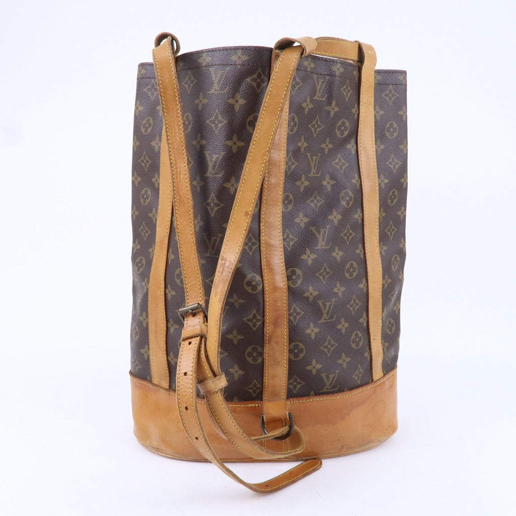 Louis Vuitton Monogram Randonnee GM Laundry Bag Brown M42244